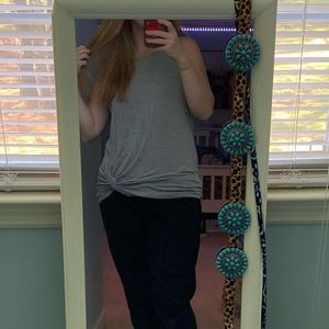 Heather grey tank top